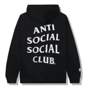 ASSC x Undefeated Paranoid Black Hoodie (3M Reflective)